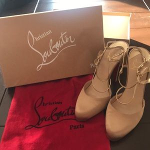 Christian Louboutin heels size 38.5.